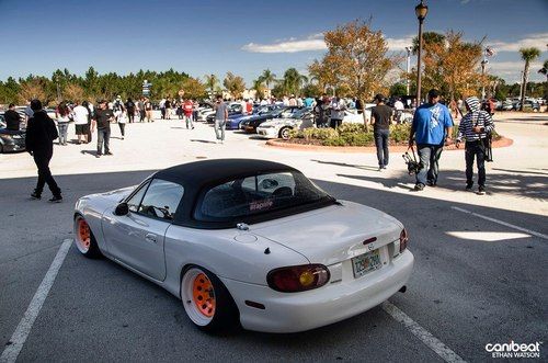 2000 mazda miata ls convertible 2-door 1.8l lowered show car