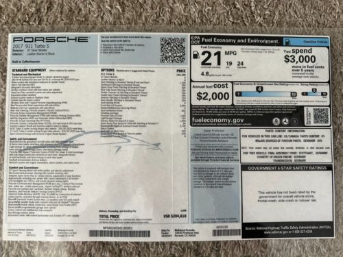 2017 Porsche 911 TURBO S, US $405.00, image 43