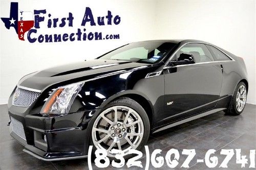 2012 cadillac cts-v coupe loaded supercharged navigation htd free shipping!!