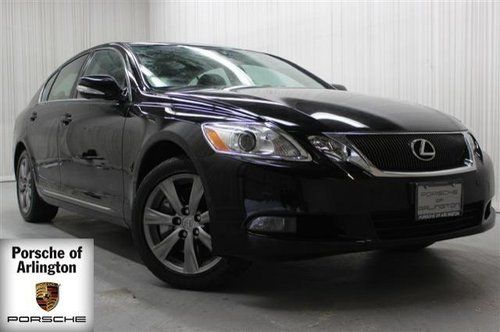 2010 lexus gs 350 navigation one owner rear camera bi-xenon moon roof awd black