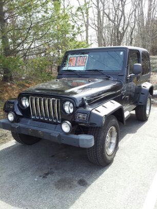 2000 jeep wrangler sport sport  4.0 liter hard top &amp; soft top automatic