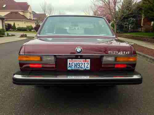 1985 BMW 524TD Sedan Diesel excellent conditon NO RESERVE! 1984 1983, image 4