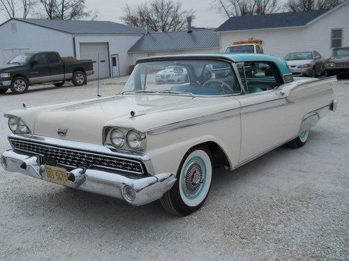 1959  ford  fairlane 500galaxie skyliner retractable  top