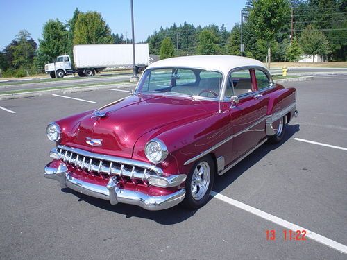 1954 chevrolet bel air two door post street rod