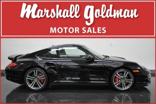 2011 porsche 911 twin turbo coupe black/black pdk only 6000 miles