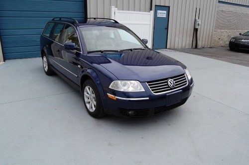 Wty one owner 2002 vw passat gls 2.8l v6 wagon leather alloy cd 02 wgn