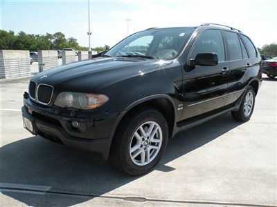 2004 bmw x5 3.0i awd  black/black premium/rear climate/cold weather export ok