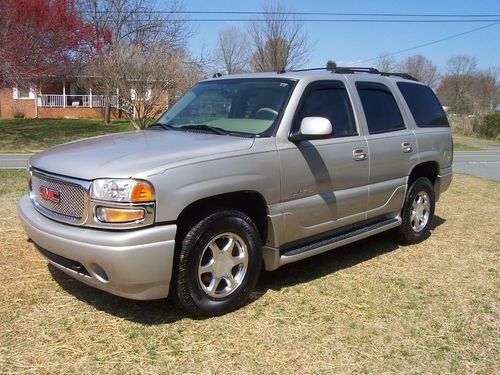 2004 gmc yukon denali awd 6.0 moonroof bose 3rd seat rustfree clean