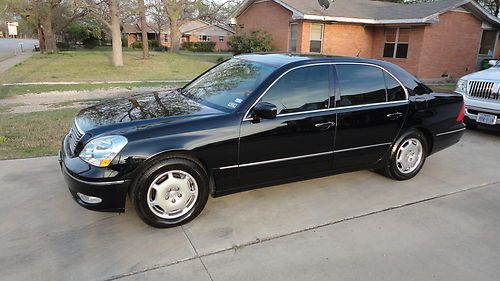 2002 lexus ls430 - black beauty - only 88k miles - near perfect