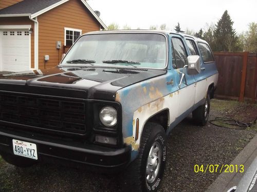 1979 k20 chevrolet suburban  3 / 4  ton 4x4