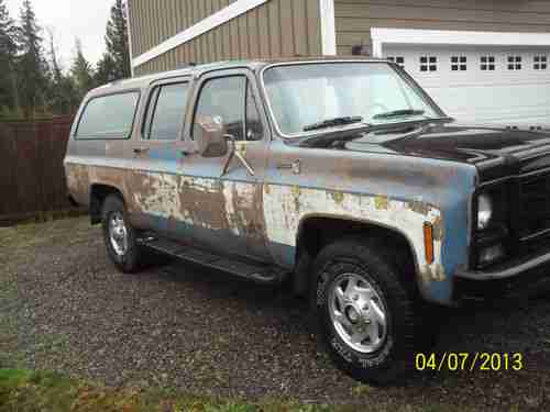 1979 K20 Chevrolet Suburban  3 / 4  Ton 4X4, image 2