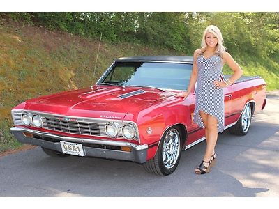 1967 chevy el camino 350/350 ps pb chromecoys great driver chevelle stylebuckets