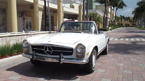 1969 mercedes benz 280 sl. second owner car. always serviced. excellent car!!!