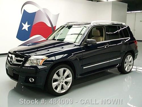 2010 mercedes-benz glk350 4matic awd pano roof nav 35k texas direct auto