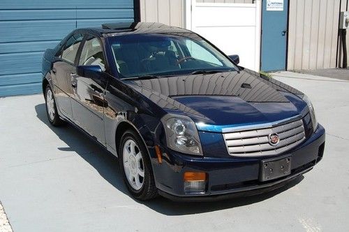 Wty low miles  2003 cadillac cts leather sunroof alloy sedan 03 ct s