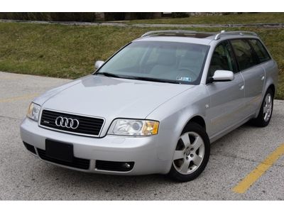 2004 audi a6 quattro wagon 3.0l v6 auto/serviced/loaded/extra clean!!!no reserve