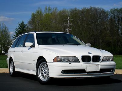 2002 bmw 525ita sport wagon - luxury/cold package - low miles - carfax report!