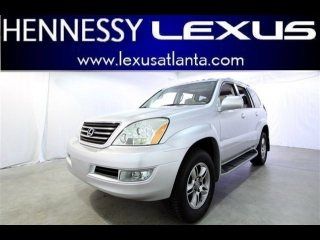 2009 lexus gx 470 4wd 4dr sunroof leather nav cd adj ride third row mark levinso