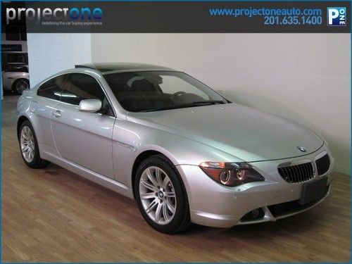 2007 bmw 650i silver clean carfax navigation