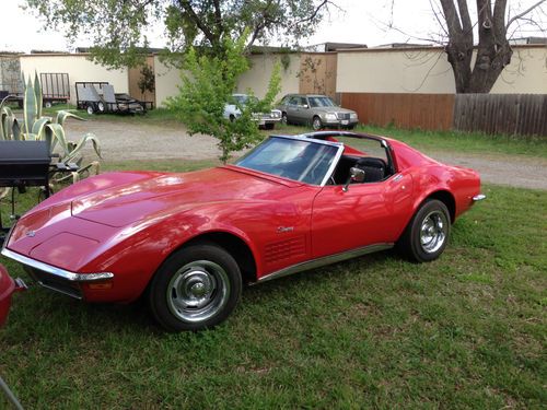 1972 chevrolet corvette base coupe 2-door 5.7l