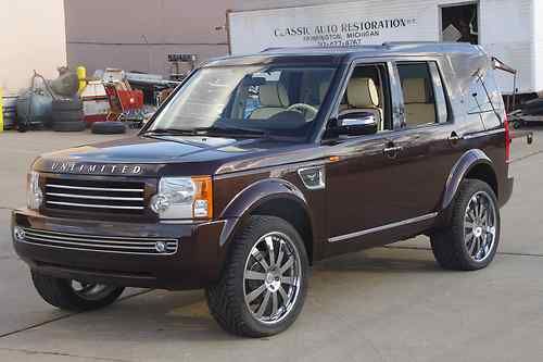 Land rover lr3 se, concept/show custom suv v8, 2006 new condition, 1,355 miles,