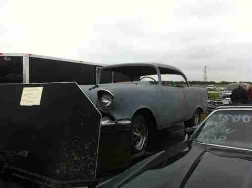 1957 CHEVROLET BEL AIR 2 DOOR HARDTOP ROLLER, US $10,500.00, image 2