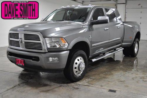 2012 new gray dodge limited dually mega 4wd diesel power sunroof uconnect!!!