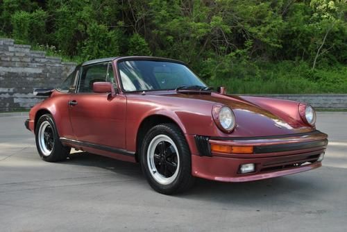 1981 porsche 911sc targa  low reserve  new clutch 3.0l 5 speed