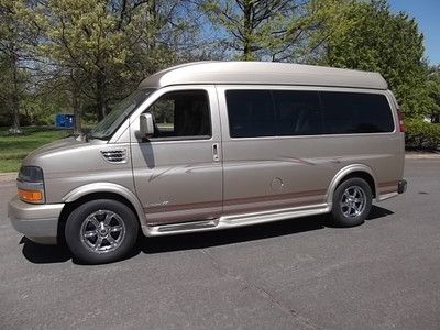 2012 chevrolet express explorer limited high top conversion van low miles