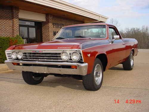 Nr *last bid wins! 1967 chevy el camino 350 v-8 auto-p/s *custom paint/interior