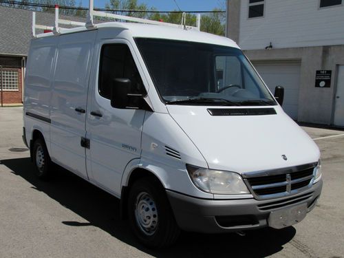 Dodge sprinter 2500 turbo diesel cargo van!!! roof racks, shelves, one owner!!!