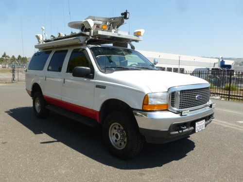 2000 ford excursion xlt diesel 4x4 "red cross mobil communications" lease return