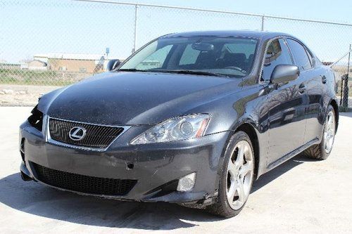 2007 lexus is 350 damaged salvage rebuilder low miles priced to sell wont last!!