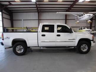 White crew cab duramax diesel allison 1 owner leather htd extras financing clean