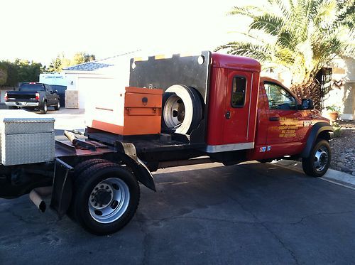 Dodge, dually, sleeper, red, used, extra fuel tank, goose neck, hot shot