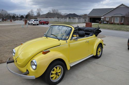 1978 super beetle convertible karman edition great buy!