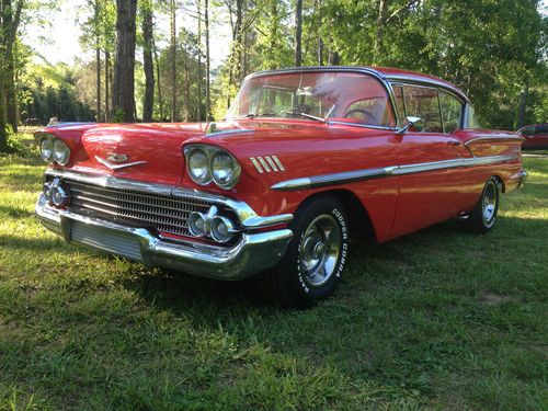 1958 chevrolet bel air base hardtop 2-door/impala/55/56/57