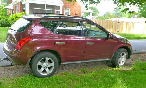 2005 nissan murano sl, 82k miles, leather, navigation, backup camera, loaded!