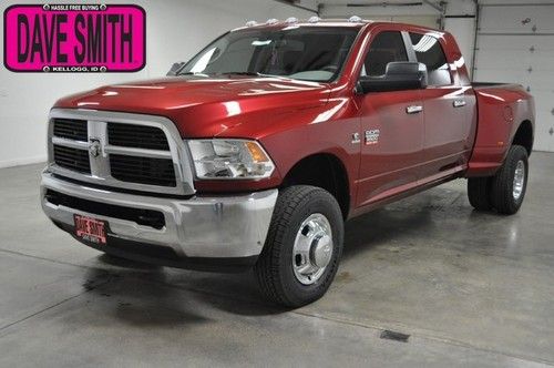 2012 new deep cherry red dodge dually mega 4wd diesel premium cloth!! call today