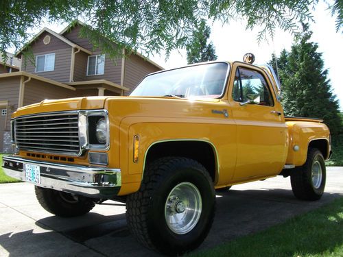 1976 chevrolet cheyenne reg cab 4x4 step-side no reserve