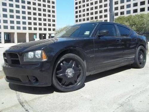 2007 dodge charger brilliant black rt sedan converted to a srt8