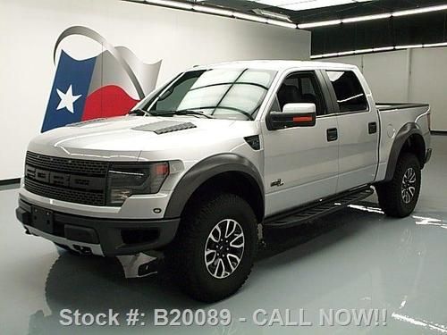 2013 ford f-150 svt raptor 6.2l 4x4 nav rear cam 2k mi! texas direct auto