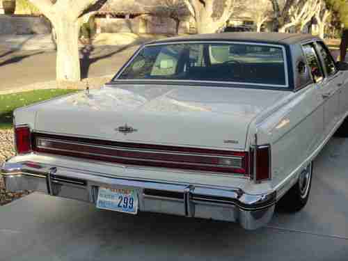 1975 LINCOLN CONTINENTAL 4 DOOR PILLARED HARDTOP, image 4