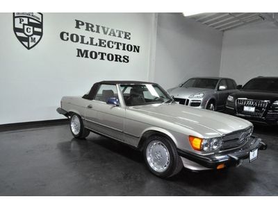 560SL* 73K MILES* BOTH TOPS* 1 OWNER CALIFORNIA CAR* BOOKS* 85 86 87 88 89, US $15,888.00, image 4