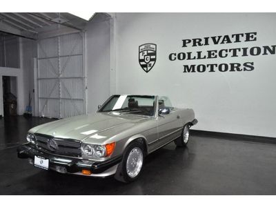 560SL* 73K MILES* BOTH TOPS* 1 OWNER CALIFORNIA CAR* BOOKS* 85 86 87 88 89, US $15,888.00, image 8