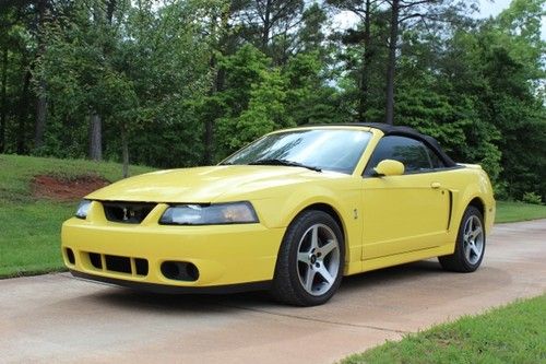 2003 ford mustang svt cobra convertible