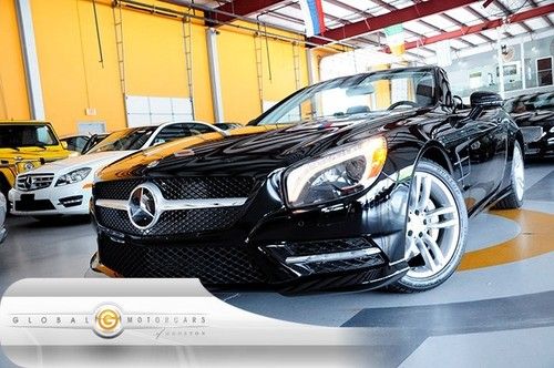 13 mercedes sl550 roadster 1-own 7k p1 hk navi heat-sts rear-cam keyless pdc