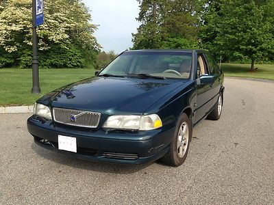 1999 volvo s70 sedan nr. 28 mpg w/ excellent body-sunroof&amp; leather interior mint