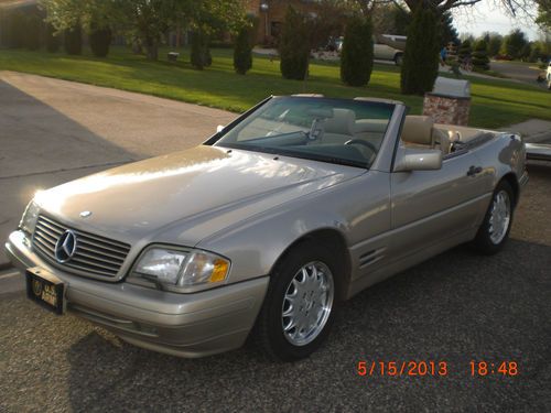 1996 mercedes-benz sl500 base convertible 2-door 5.0l champagne/tan