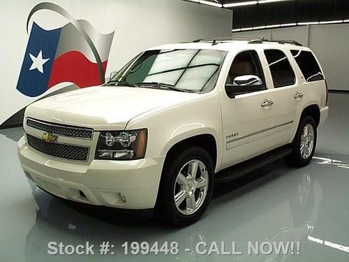 2010 chevy tahoe ltz sunroof nav dvd 20" wheels 44k mi texas direct auto